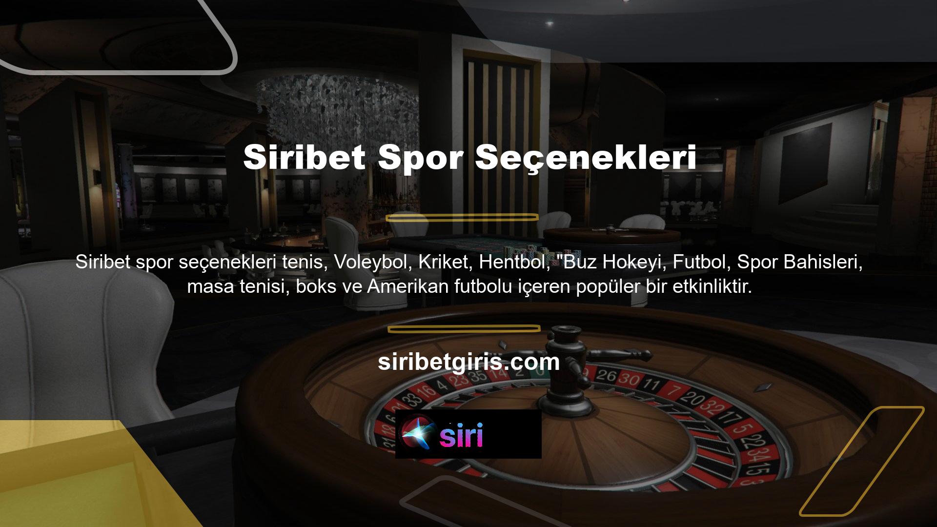 En popüler spor bahisleri türleri şunlardır: Bu bahisler arasında mini oyunlar, video oyunları ve masa oyunları, poker, rulet, backgammon, bingo, piskoposluk gibi roulet, backgammon, bingo gibi paketler arasında